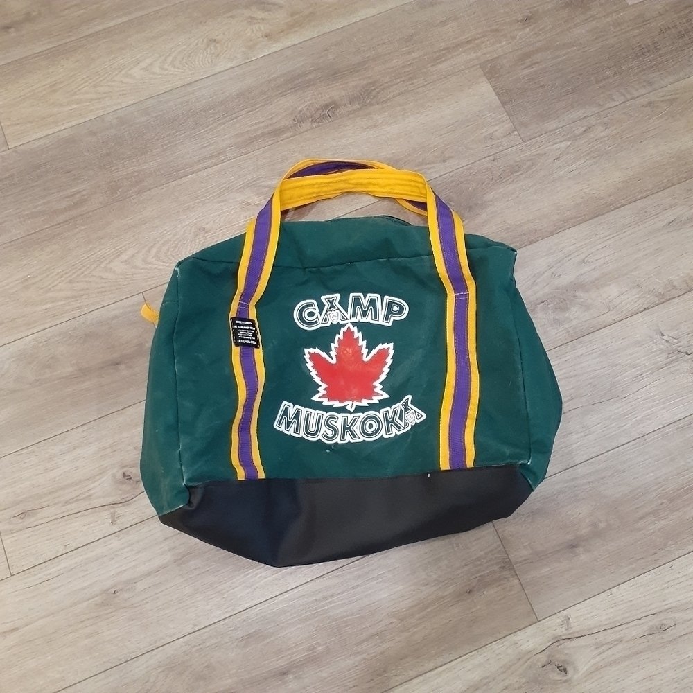 Retro Camp Muskoka Cottagecore Canvas Dufflebag - Picture 10 of 10